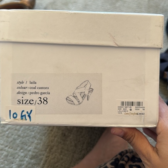 Pedro Garcia Willow Suede Platform Sandals - Picture 5 of 7